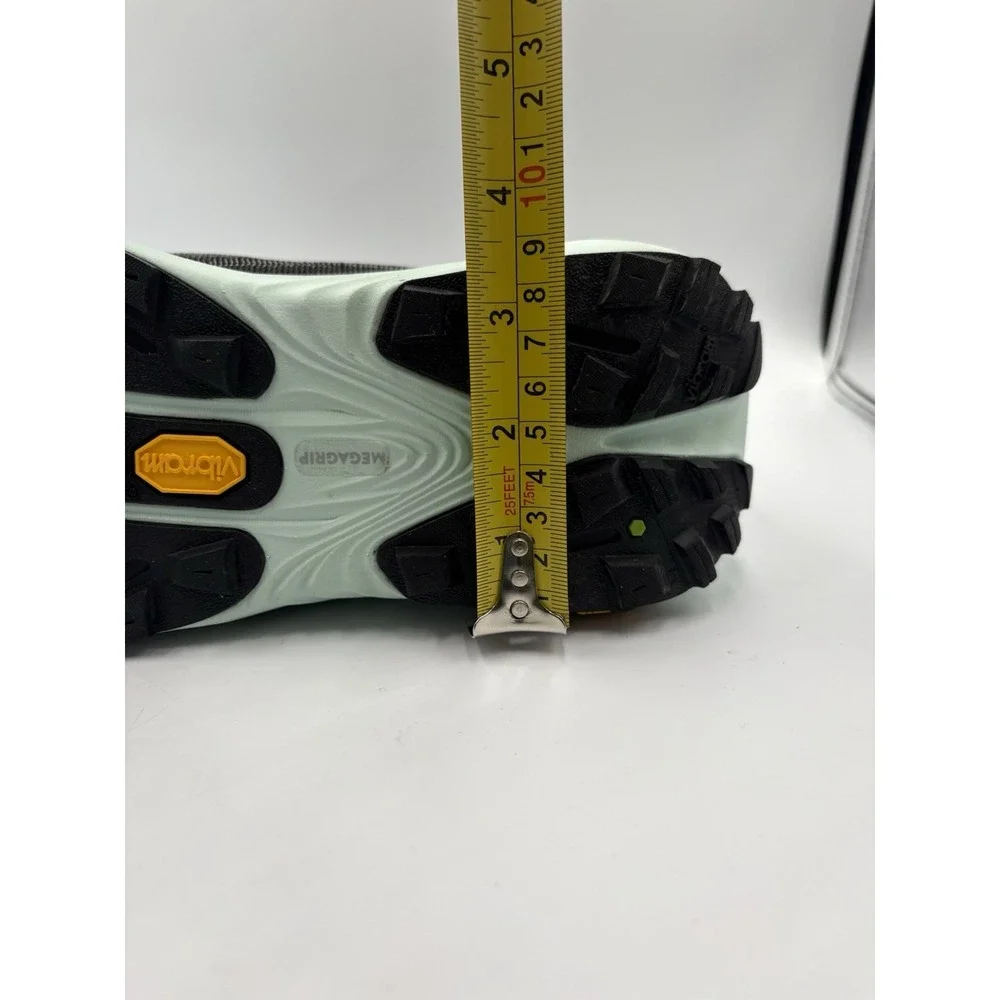 Topo Athletic Vista Max Cushion Trail Running Shoes Black Mint Mens 8.5  10